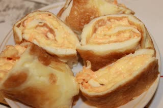 Яичные рулетики с сырной начинкой "На закуску!"